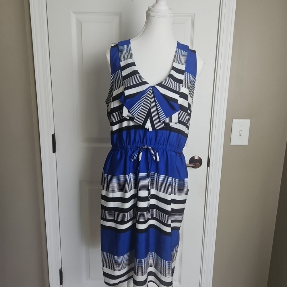 Maurices Striped Sleeveless A-line Mini Dress Size L